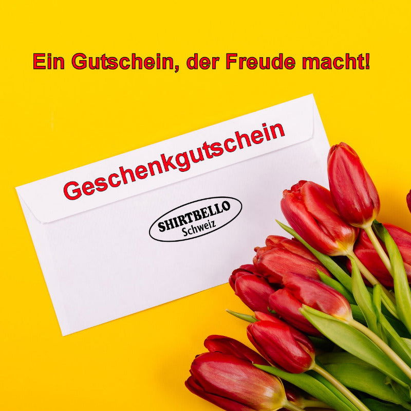 Geschenkgutschein Shirtbello - Shirtbello-Schweiz