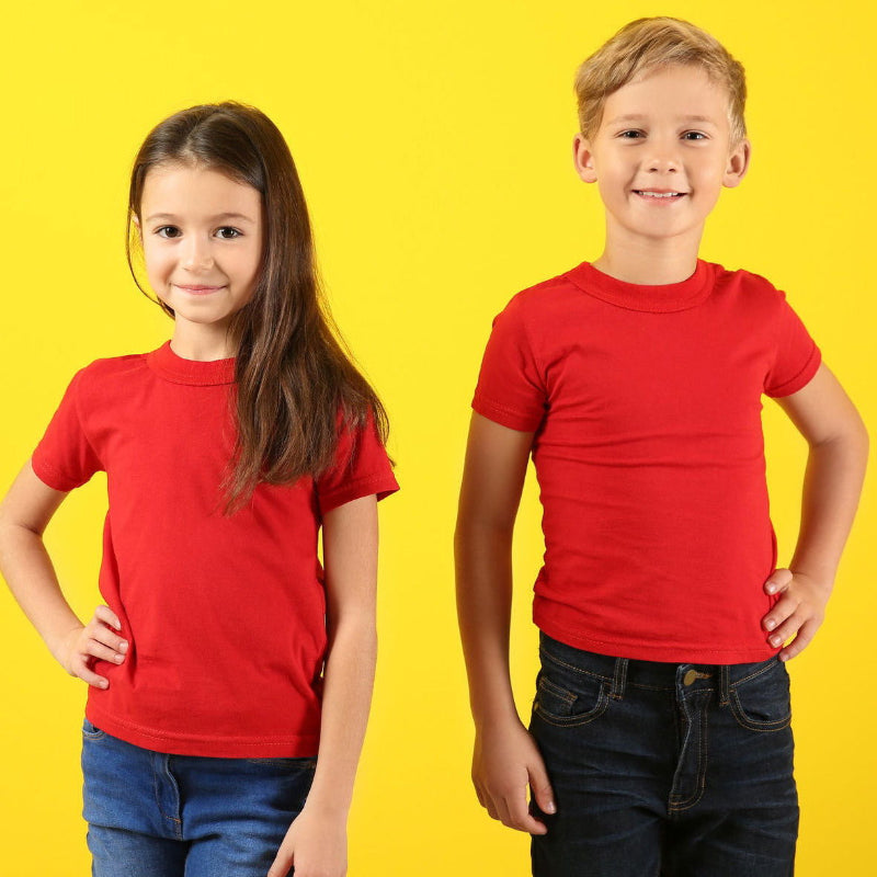 Kinder mit bedruckbaren T-Shirts |Shirtbello.ch
